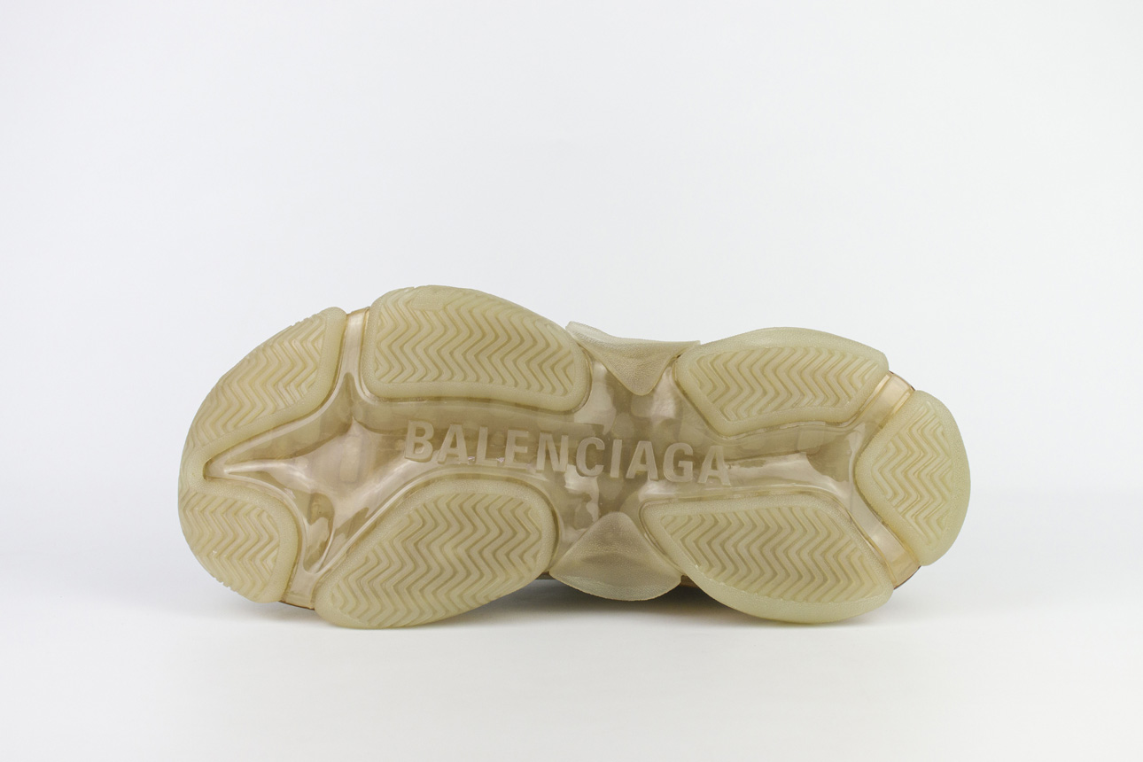 Balenciaga Triple S Cream / Clear Sole