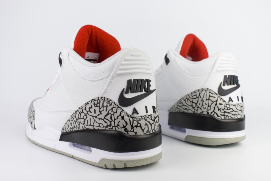 кроссовки Nike Air Jordan 3 Retro White Cement
