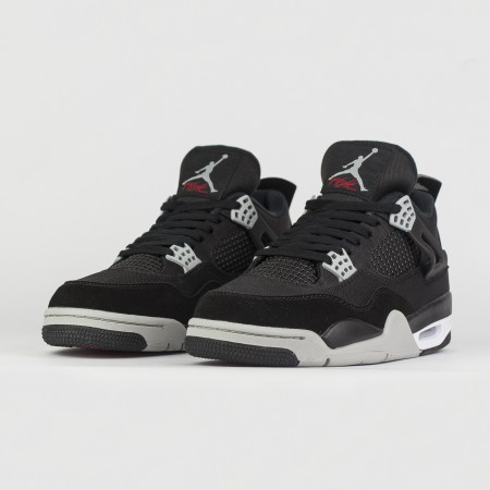 кроссовки Nike Air Jordan 4 Black Canvas Qual.