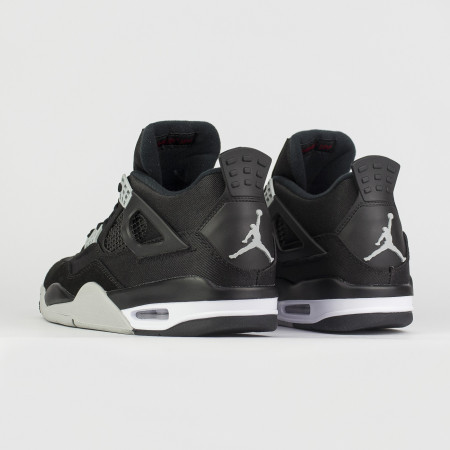 кроссовки Nike Air Jordan 4 Black Canvas Qual.