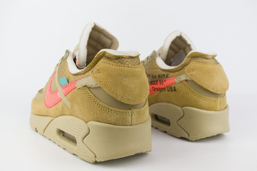 кроссовки Nike Air Max 90 x Off-White Desert Ore