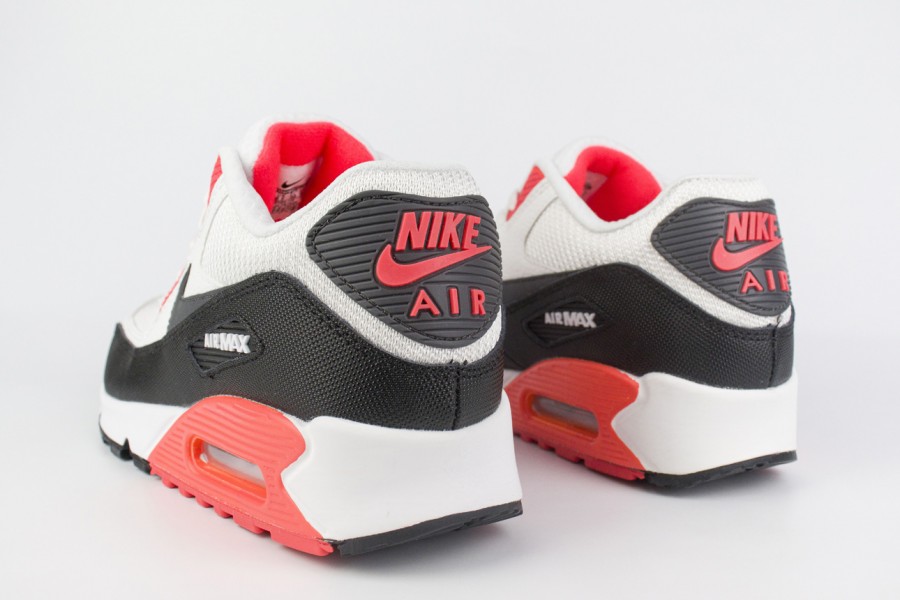 кроссовки Nike Air Max 90 White / Black / Red