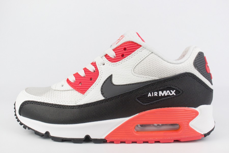 кроссовки Nike Air Max 90 White / Black / Red