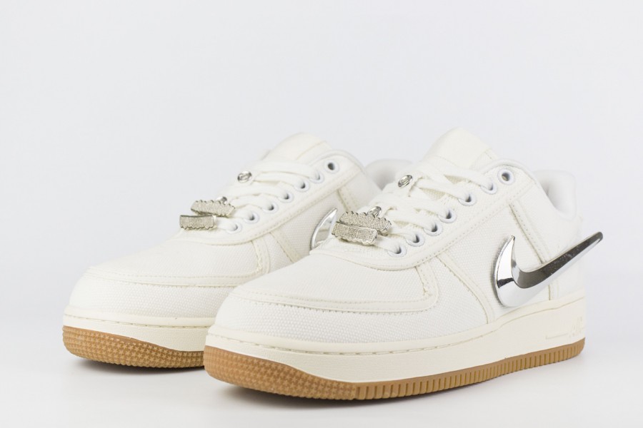 кроссовки Nike Air Force 1 Low Wmns Travis Scott Sail
