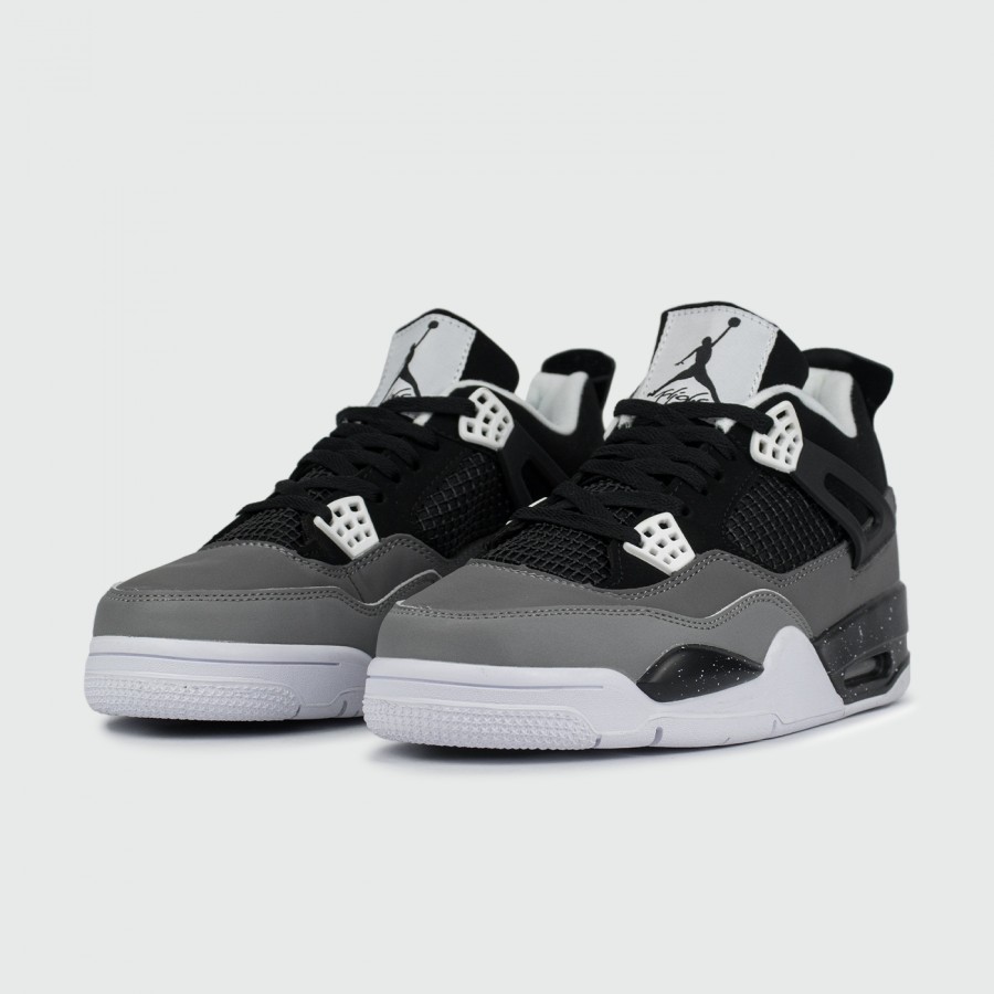 кроссовки Nike Air Jordan 4 Retro Black / Grey