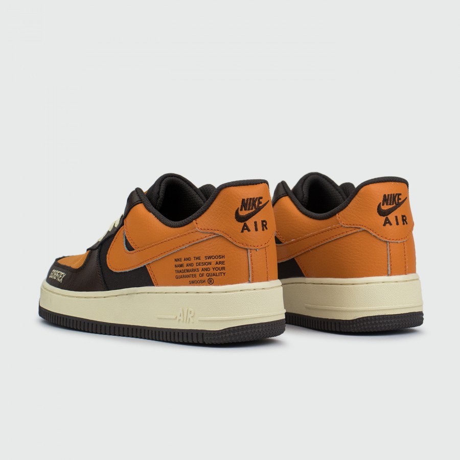 кроссовки Nike Air Force 1 Low Gore-tex Brown / Orange