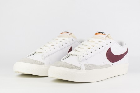 кроссовки Nike Blazer Low 77 Leather White / Red