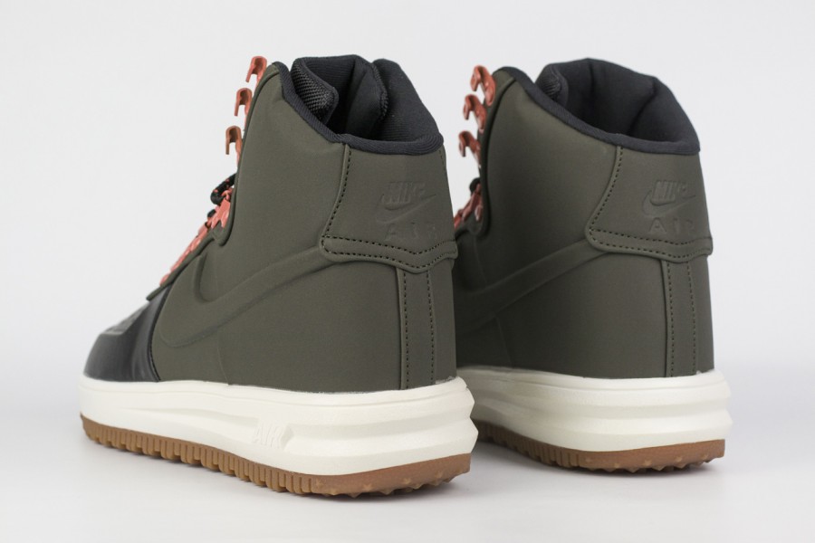 кроссовки Nike Lunar Force 1 Duckboot 18 Green / Orange