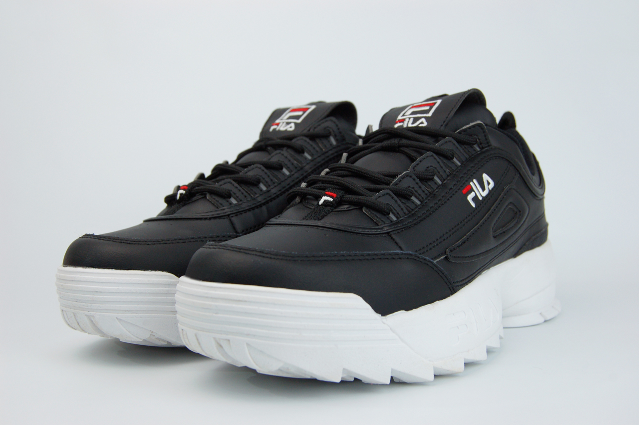 FILA Disruptor 2 Wmns Black Matt / White