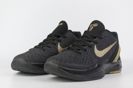 кроссовки Nike Kobe 6 Protro Black / Gold