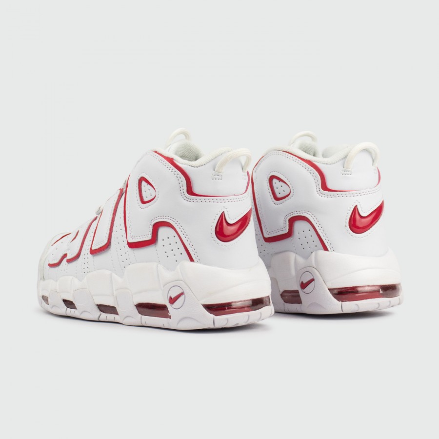 кроссовки Nike Air More Uptempo White / Red