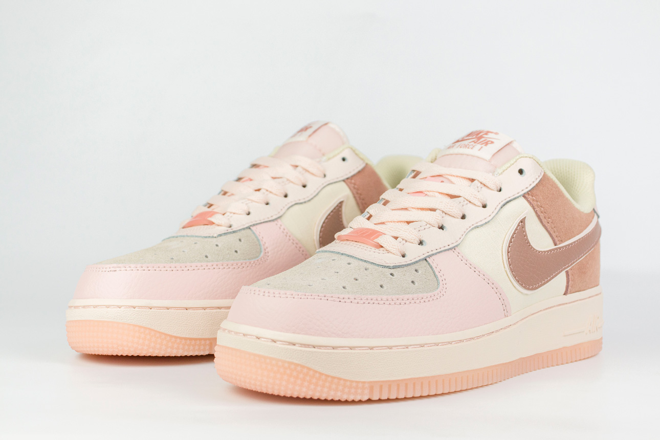 Nike Air Force 1 Low Wmns Pink / Brown