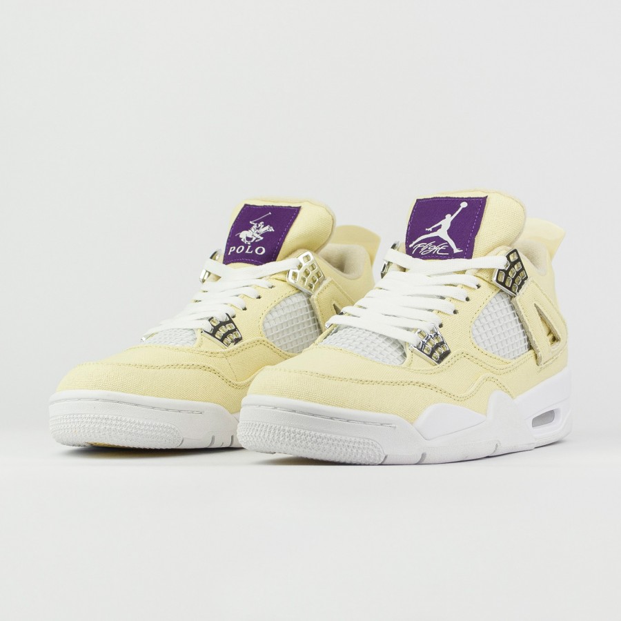 кроссовки Nike Air Jordan 4 Canvas Cream