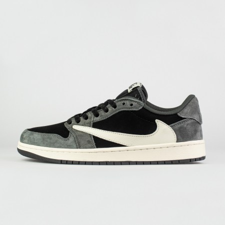 кроссовки Air Jordan 1 Low x Travis Scott Dark Grey