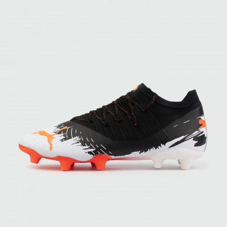 бутсы Puma Future Z 1.3 FG Black White Orange