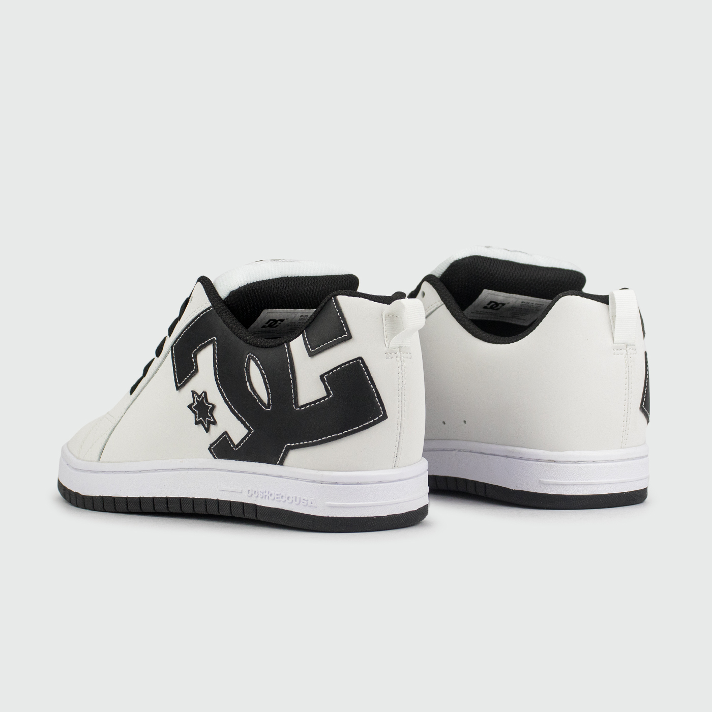 DC Shoes Court Graffik White / Logo Black