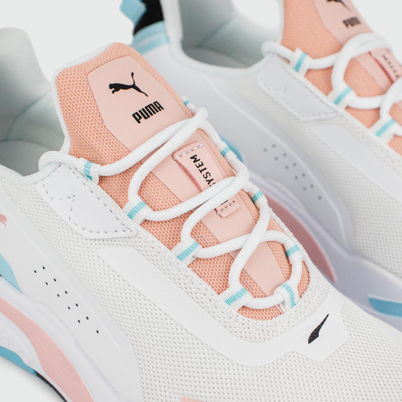Puma RS-FAST UNMARKED White Pink Blue