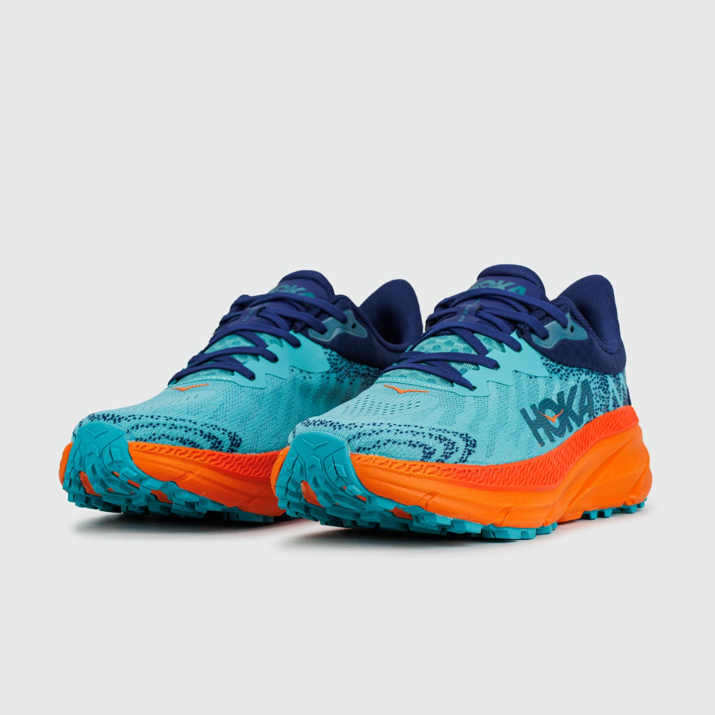 HOKA ONE ONE Challenger ATR 7 Blue Orange Ftwr.