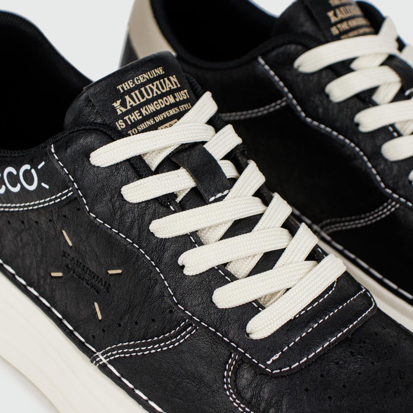 Ecco Sko Black / White