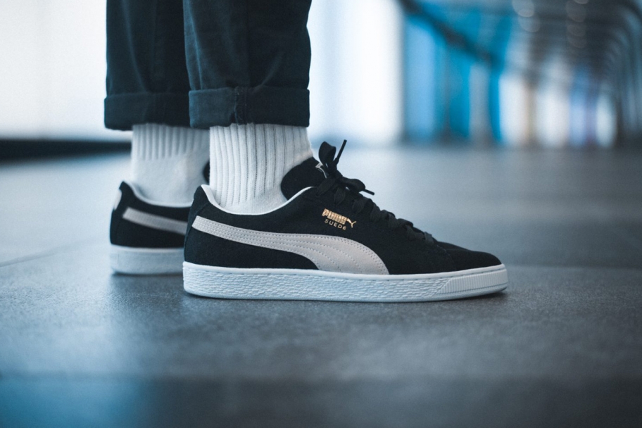 Puma Suede мужские на ноге