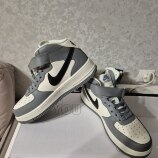 Nike Air Force 1 Mid Grey White Black